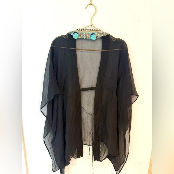 Beloved Star Swim Cover Up Beaded black  Small - Picture 7 of 7